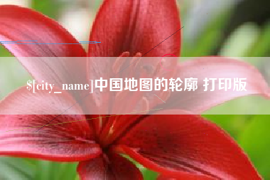 盘锦中国地图的轮廓 打印版