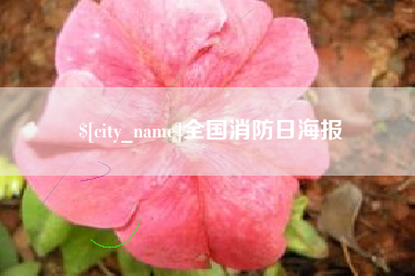 盘锦全国消防日海报