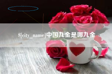 盘锦中国九金是哪九金