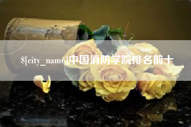 盘锦中国消防学院排名前十