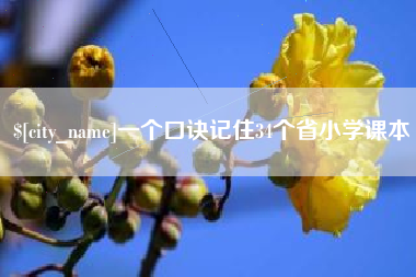 盘锦一个口诀记住34个省小学课本