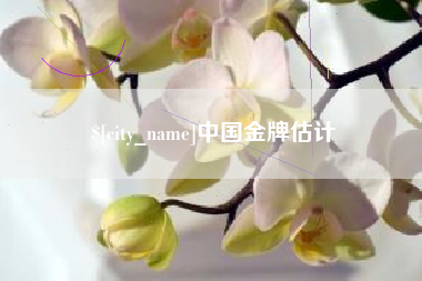 盘锦中国金牌估计