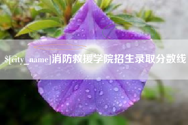 盘锦消防救援学院招生录取分数线