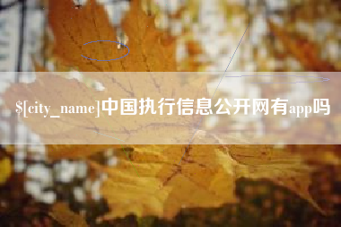 盘锦中国执行信息公开网有app吗