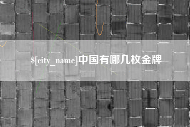 盘锦中国有哪几枚金牌