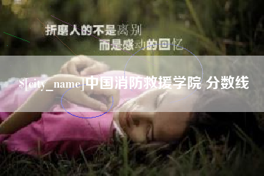 盘锦中国消防救援学院 分数线
