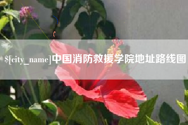 盘锦中国消防救援学院地址路线图