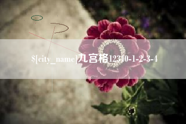 盘锦九宫格12340-1-2-3-4
