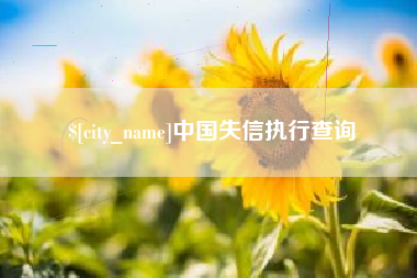 盘锦中国失信执行查询