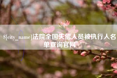 盘锦法院全国失信人员被执行人名单查询官网