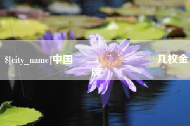 盘锦中国🇨🇳几枚金牌