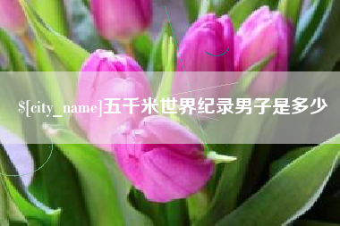 盘锦五千米世界纪录男子是多少