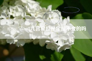 盘锦九宫星位是定位不变的吗