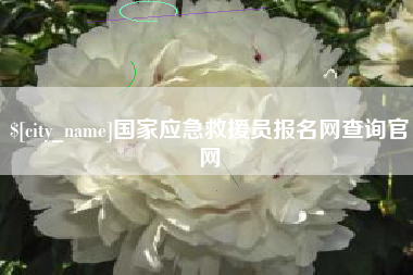 盘锦国家应急救援员报名网查询官网