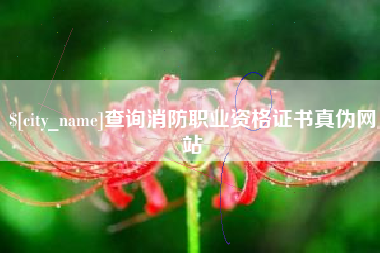 盘锦查询消防职业资格证书真伪网站