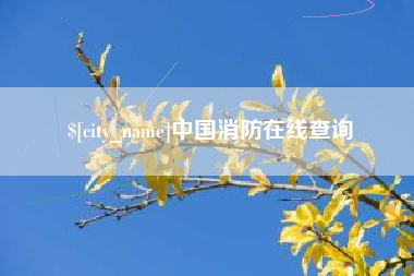 盘锦中国消防在线查询