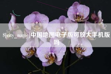 盘锦中国地图电子版可放大手机版吗