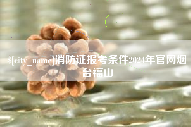 盘锦消防证报考条件2024年官网烟台福山