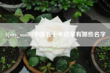 盘锦中国五千米冠军有哪些名字