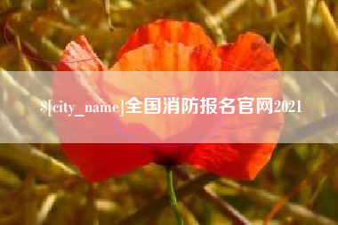 盘锦全国消防报名官网2021